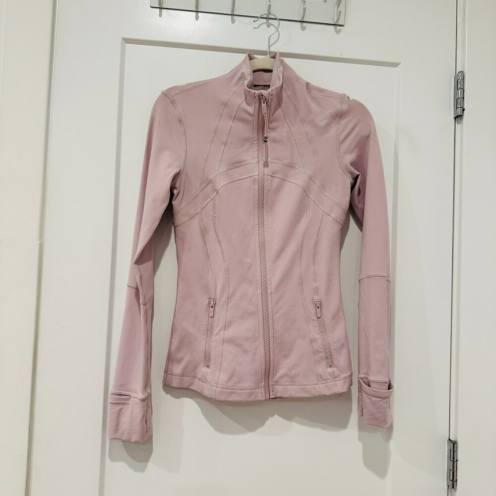 Lululemon Athletica Define Jacket, Pale Pink, Size 4 - Picture 3 of 7